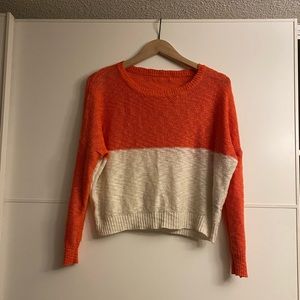 LAST DAY TO BUY!! Orange creamsicle sweater
